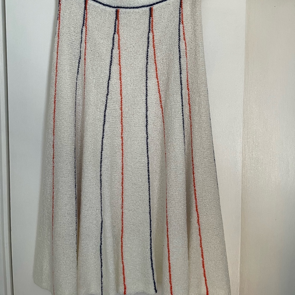J. Crew flared fitted midi sweater skirt